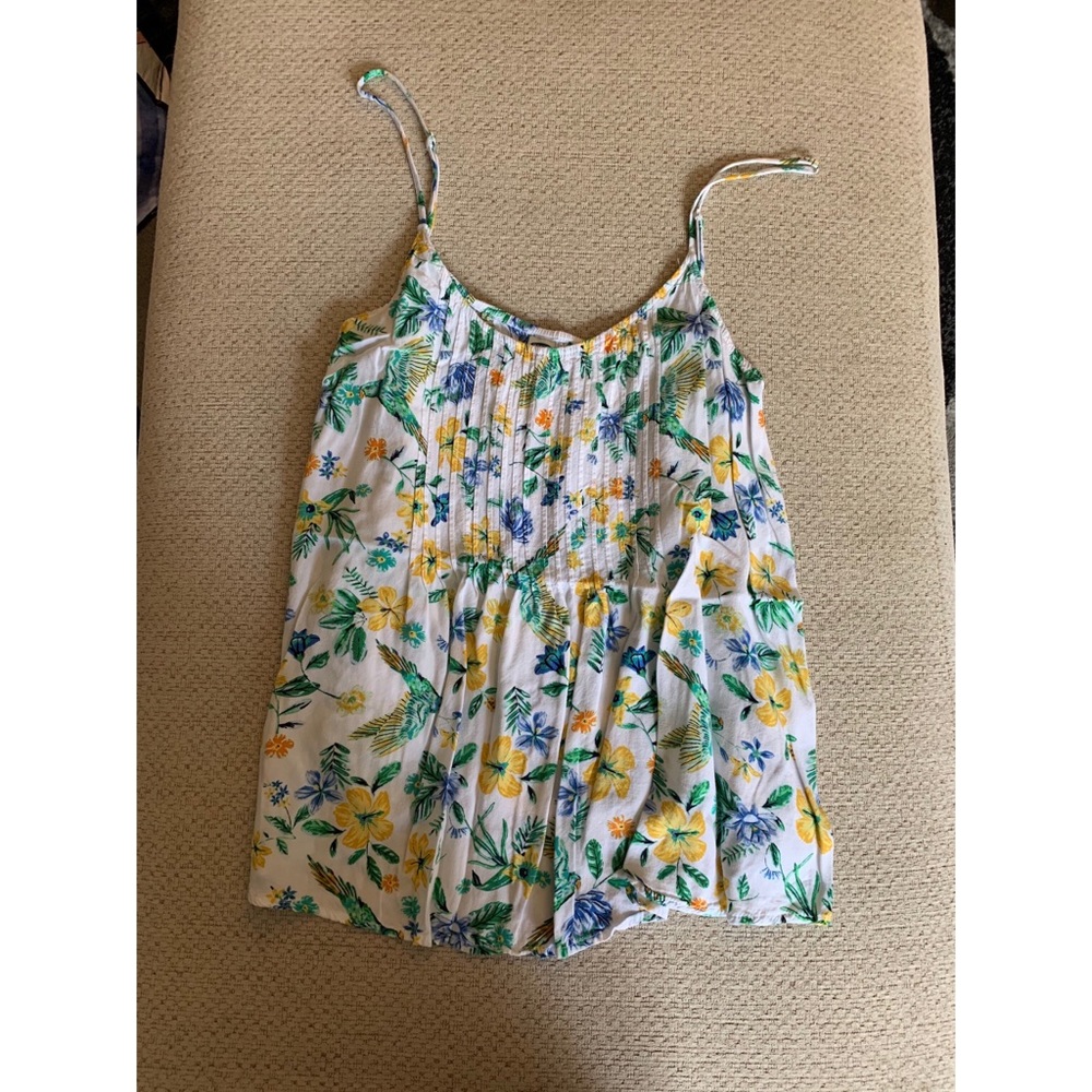 Old navy floral tank top